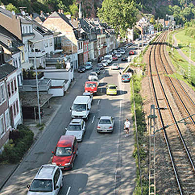 Zu den am stärksten vom Verkehrslärm betroffenen Gebieten zählt die Bonner Straße im Stadtteil Pallien.