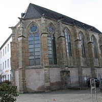 Der hochgotische Chor der Augustinerkirche wird seit 1967 als Sitzungs- und Repräsentationssaal genutzt.