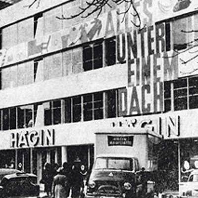 Anfang der 60er Jahre wurde aus Hägin Kaufhof. Da der Bau des neuen Einkaufstempels aber auf sich warten ließ, kauften die Trierer übergangsweise weiter bei Hägin ein – im Parkhaus im Margaretengässchen Fotos:Stadtarchiv