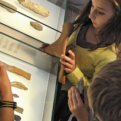Wie haben die Menschen in unserer Region in der Steinzeit gelebt? Finde es im Landesmuseum heraus! Foto: Rheinisches Landesmuseum Trier