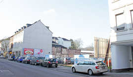 Die Baulücke an der Ecke Paulin-/Maarstraße
