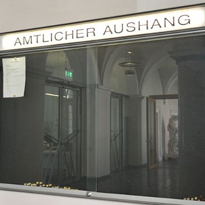 Öffentlicher Aushang