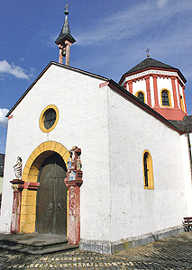 Wahrzeichen des Ortsbezirks: Die Heiligkreuz-Kapelle