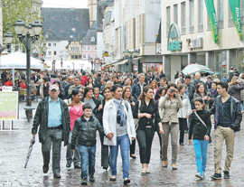 Foto: Hochbetrieb in der Simeonstraße