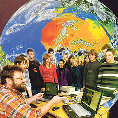 Bei der Germanwatch Klimaexpedition informierten sich drei Schulen über die Klimabrennpunkte der Erde. Foto: LA 21