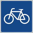 Dieses Verkehrszeichen für einen nicht benutzungspflichtigen Radweg gibt es bisher in Deutschland nicht.