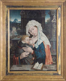 Gemälde Madonna mit Kind, Niederlande, 16. Jahrhundert