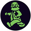 Go: Karl Marx als grünes Ampelmännchen