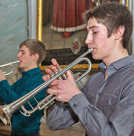 Ob Musical, Kontrabass oder Trompete (Foto: Klaus Meis): Das Neujahrskonzert spiegelte die große Ausbildungspalette der städtischen Karl-Berg-Musikschule wider.