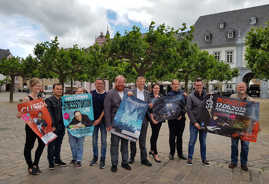 Veranstalter und Organisatoren werben für die Open-Air-Wochen in der Trierer Innenstadt