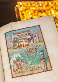 Buchmalerei aus dem Egbert-Codex.
