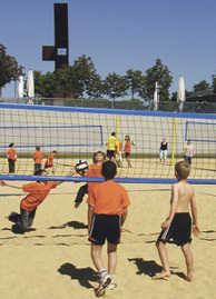 Beachvolleyball-Feld