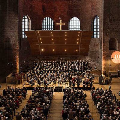 Mit dem dritten Konzert rund um das Reformationsjubiläum endete das Mosel Musikfestival 2017 in der vollbesetzten Konstantin-Basilika. Foto: Mosel Musikfestival/Artur Feller
