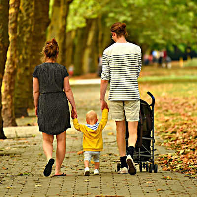 Familie im Park