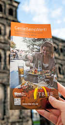 Über 50 verschiedene Restaurants, Cafés und Weinkeller werden in der Broschüre „GenießensWert!“ vorgestellt. Foto: ttm