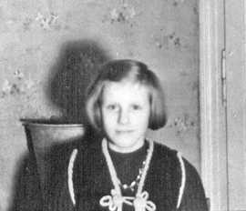 Marianne Elikan als elfjähriges Mädchen (1939)
