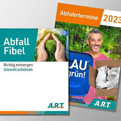 Die Abfallfibel und der Abfuhrkalender 2023 des A.R.T.