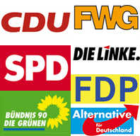 Grafik: Logos der Fraktionen im Trierer Stadtrat