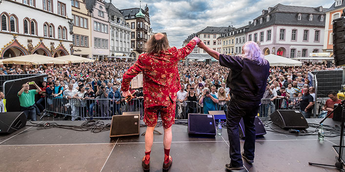 Hauptmarktbühne beim Altstadtfest. Foto: TTM GmbH Photogroove