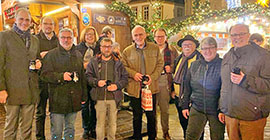 Traditioneller Weihnachtsmarktbesuch der CDU-Fraktion. Foto: CDU