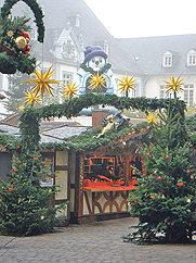 Weihnachtsmarkt Eingang Domfreihof