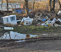 Illegale Müllablagerung in Ruwer. Foto: UBT