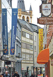 Werbefahnen Palaststraße