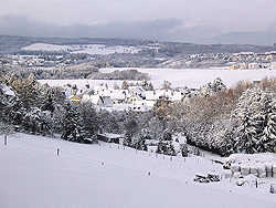 Winter über Trier