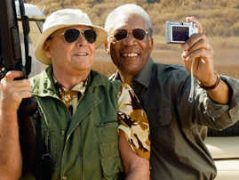 Jack Nicholson und Morgan Freeman in Das Beste kommt zum Schluss. Foto: Tufa Trier